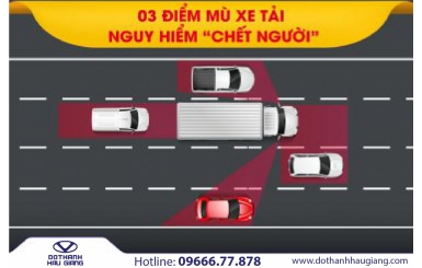 3 điểm mù xe tải tiềm ẩn mối nguy hiểm “chết người”