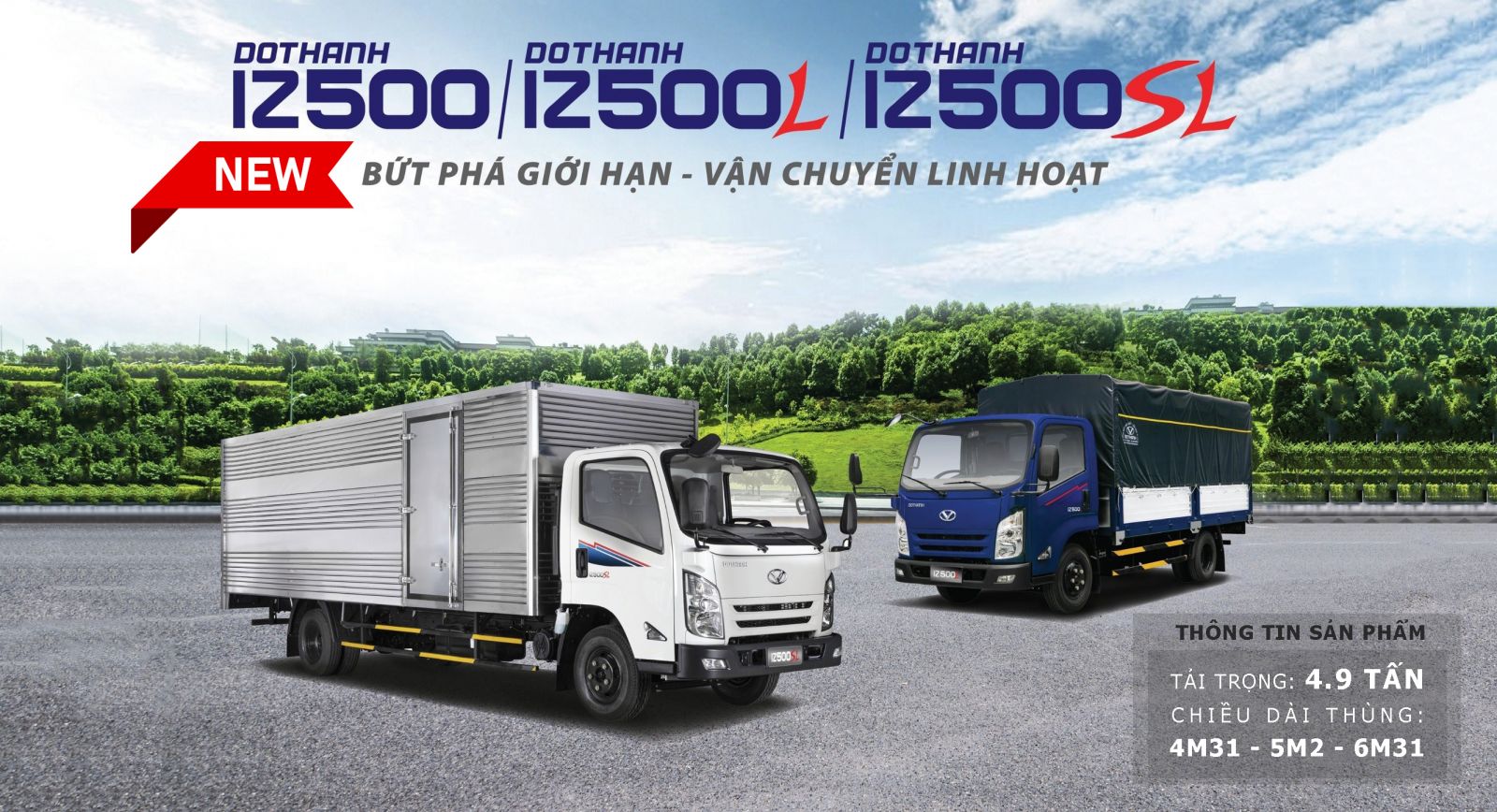 Ra mắt IZ500L/IZ500SL tải 5 tấn với thùng dài lên tới 6.3m